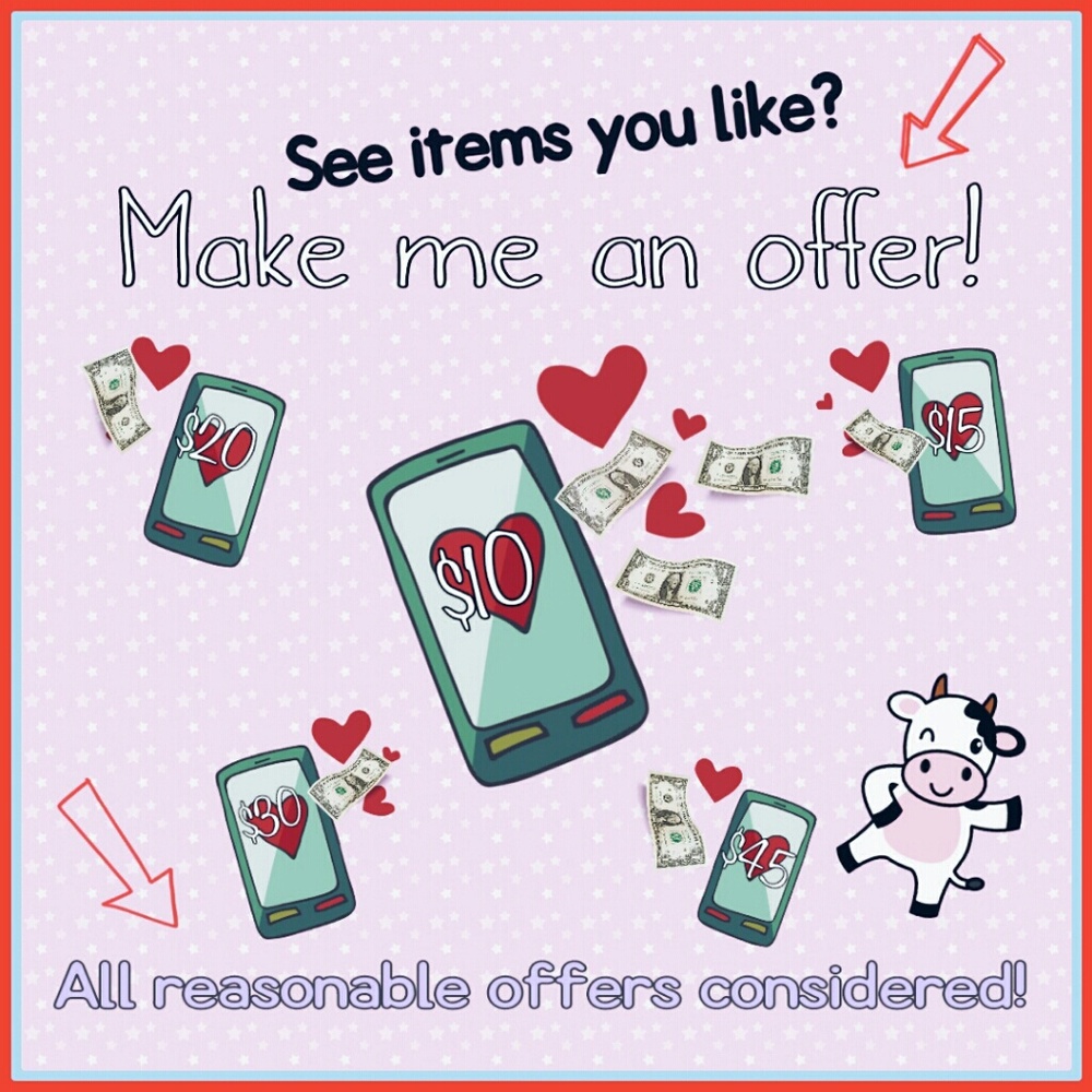 Open to all reasonable offers! <3